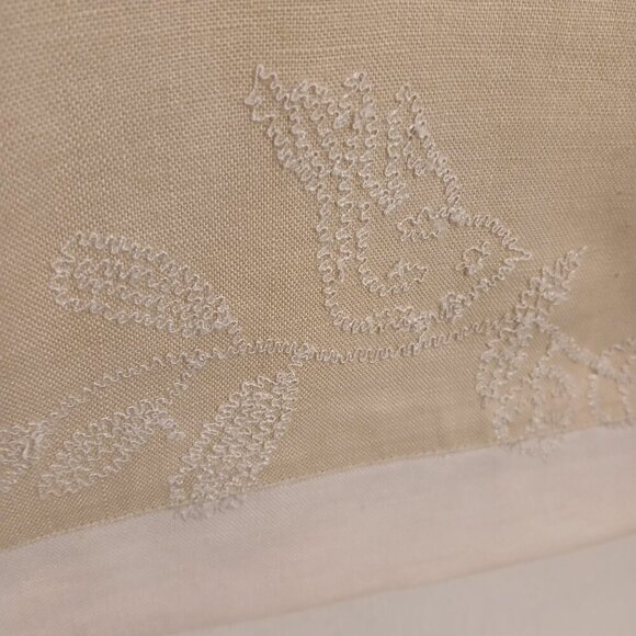 Evan Picone Butter Yellow 100%Linen Midi Sheath Dress ~ Stylish Hem Detail Sz 8 - Picture 3 of 12